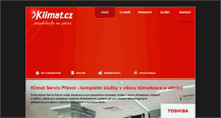 Desktop Screenshot of klimat.cz