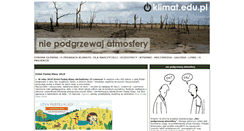Desktop Screenshot of klimat.edu.pl