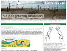 Tablet Screenshot of klimat.edu.pl